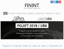 Tablet Screenshot of finint.org